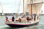 ID 788 BREEZE - a brigantine from the New Zealand National Maritime Museum, under sail in Auckland.